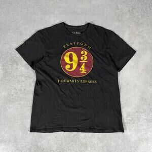 Harry Potter Hogwarts Express Platform 9 3/4 Graphic T Shirt - Size: Medium